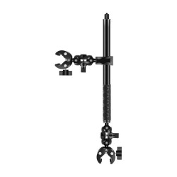 View product Motorcycle/bicycle mount PULUZ with a single clamp and selfie stick 150 cm