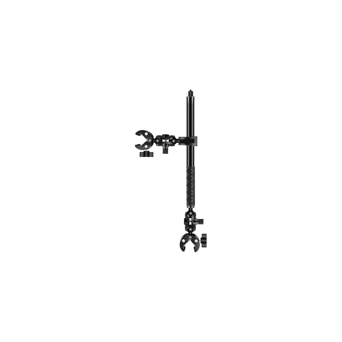 Motorcycle/bicycle mount PULUZ with a single clamp and selfie stick 150 cm