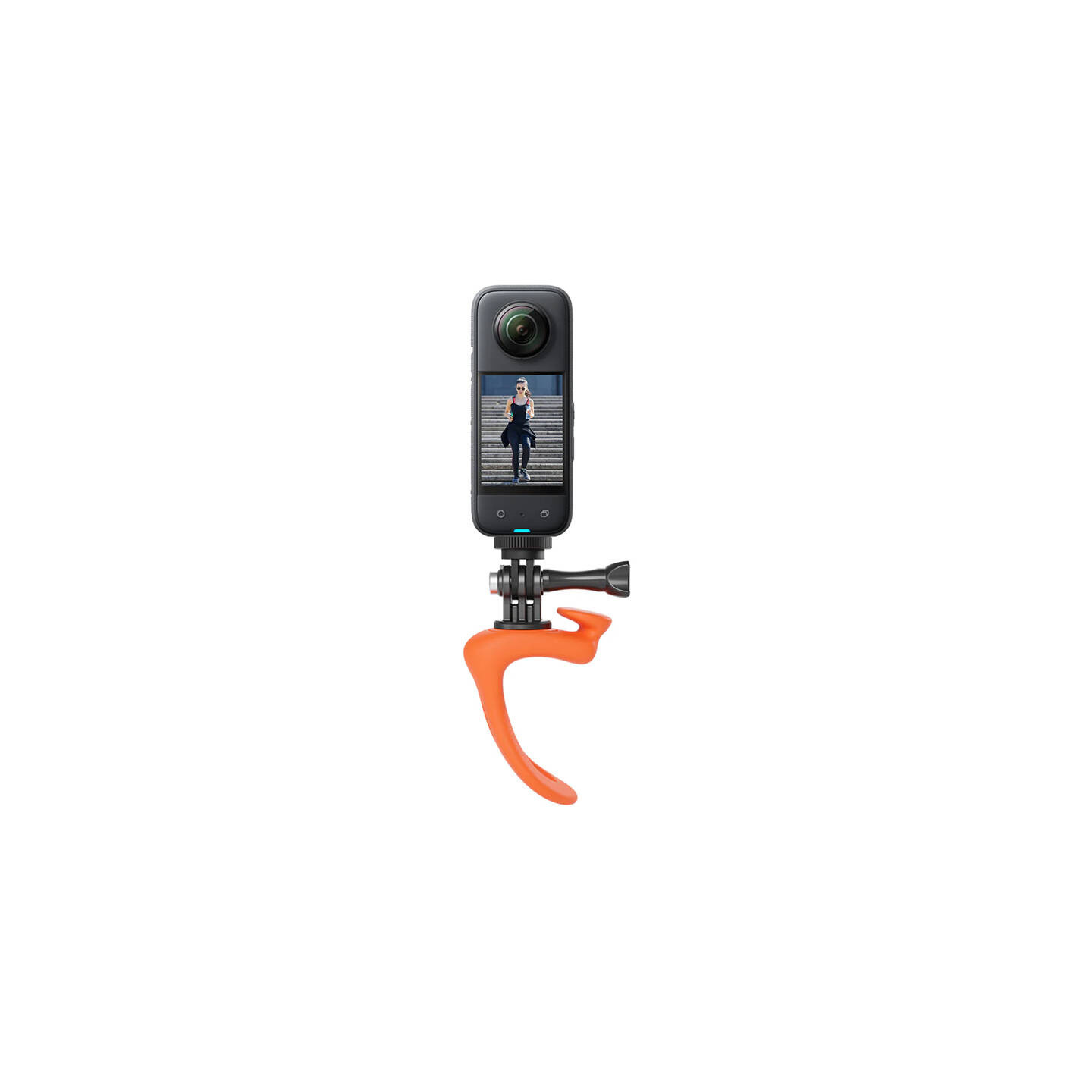 Telesin multifunctional silicone mount for sports cameras (orange)