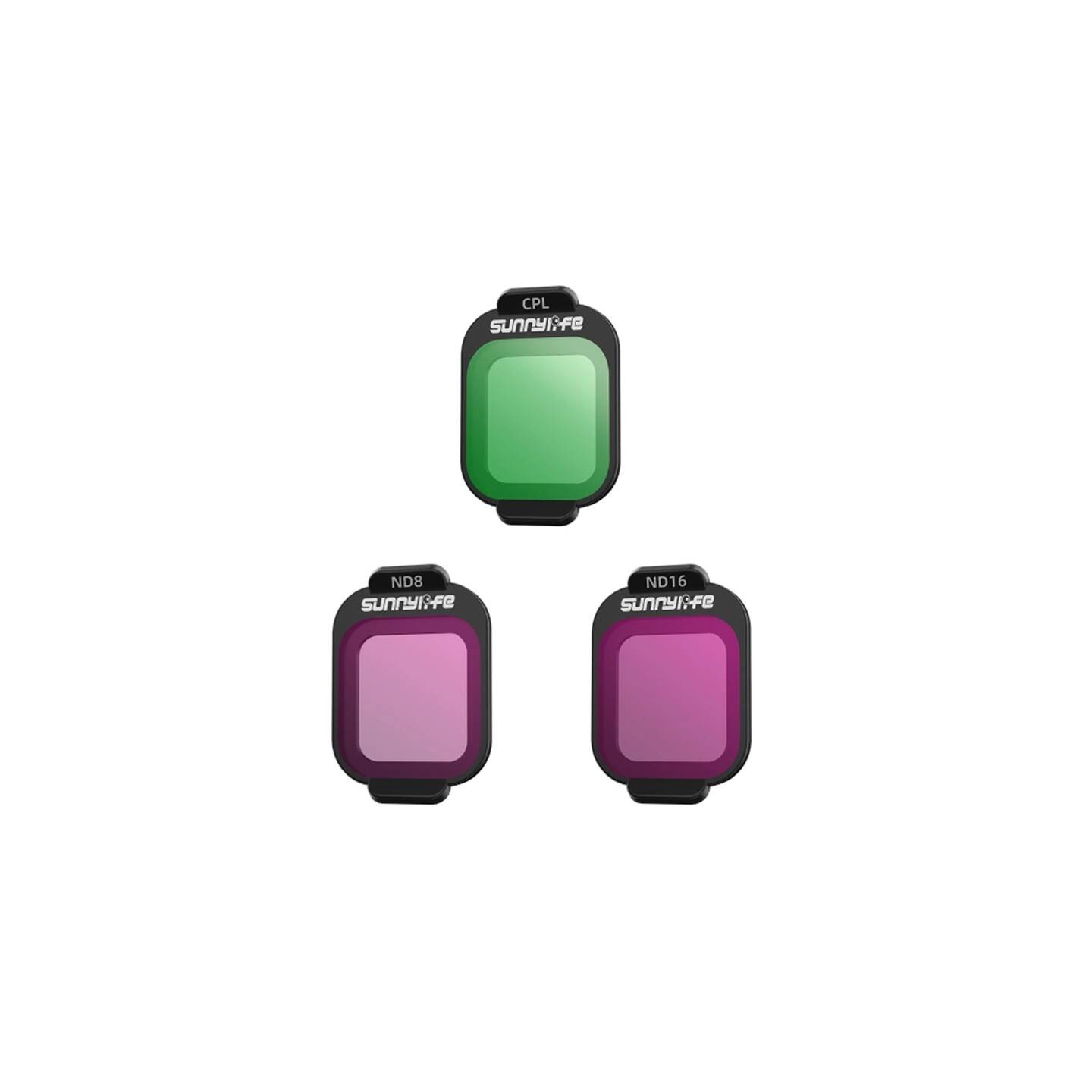Filtry CPL, ND8, ND16 Sunnylife do DJI Flip