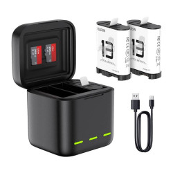View product Three-channel battery charger for GoPro Hero 13 Black Telesin (S0-BCG-10-TGP)