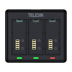 View product Charger for 3 batteries for GoPro HERO 13 Telesin (S0-BCG-12-TGP)