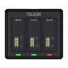 Charger for 3 batteries for GoPro HERO 13 Telesin (S0-BCG-12-TGP)