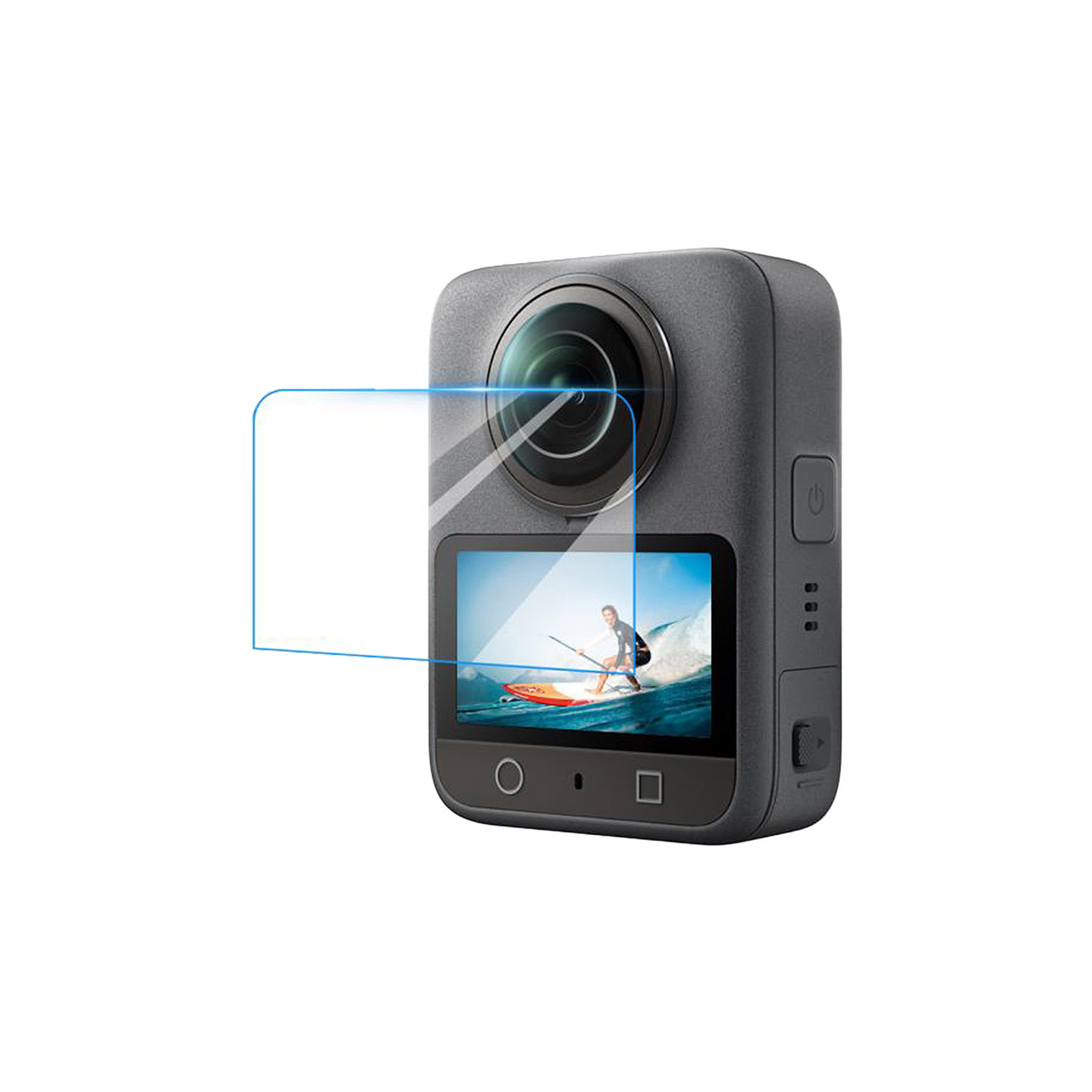 Tempered glass puluz DJI Osmo 360 (clear)