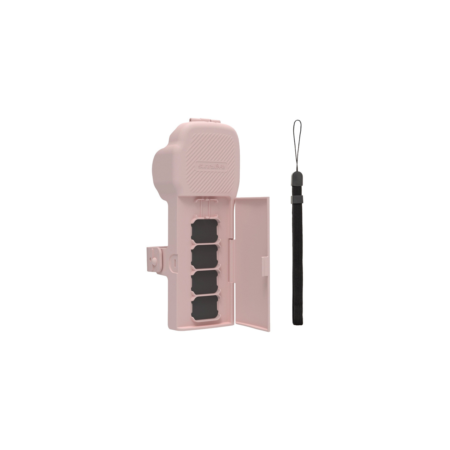 Sunnylife protective case with strap and lanyard for Osmo Pocket 3 (pink)