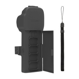 Sunnylife protective case with strap and lanyard for Osmo Pocket 3 (gray)