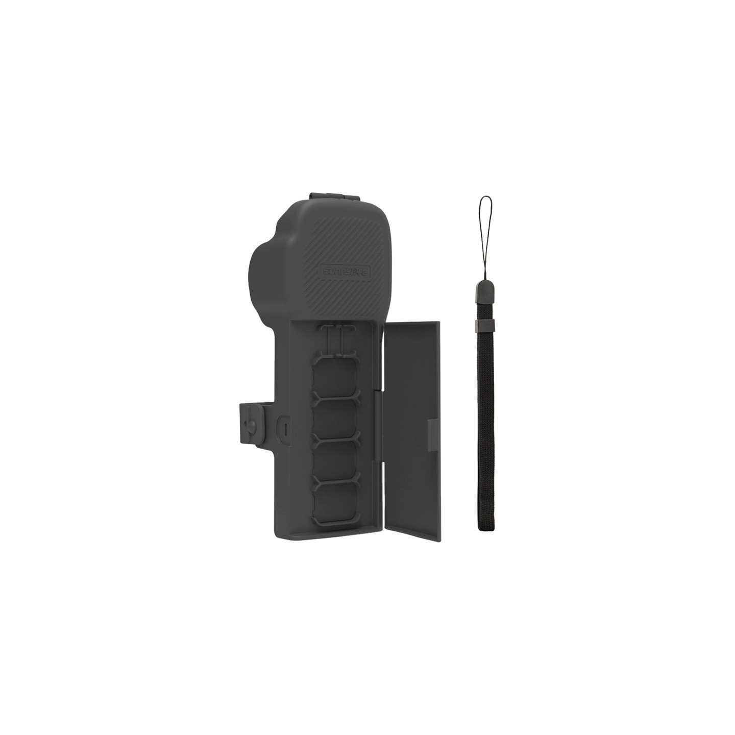 Sunnylife protective case with strap and lanyard for Osmo Pocket 3 (gray)