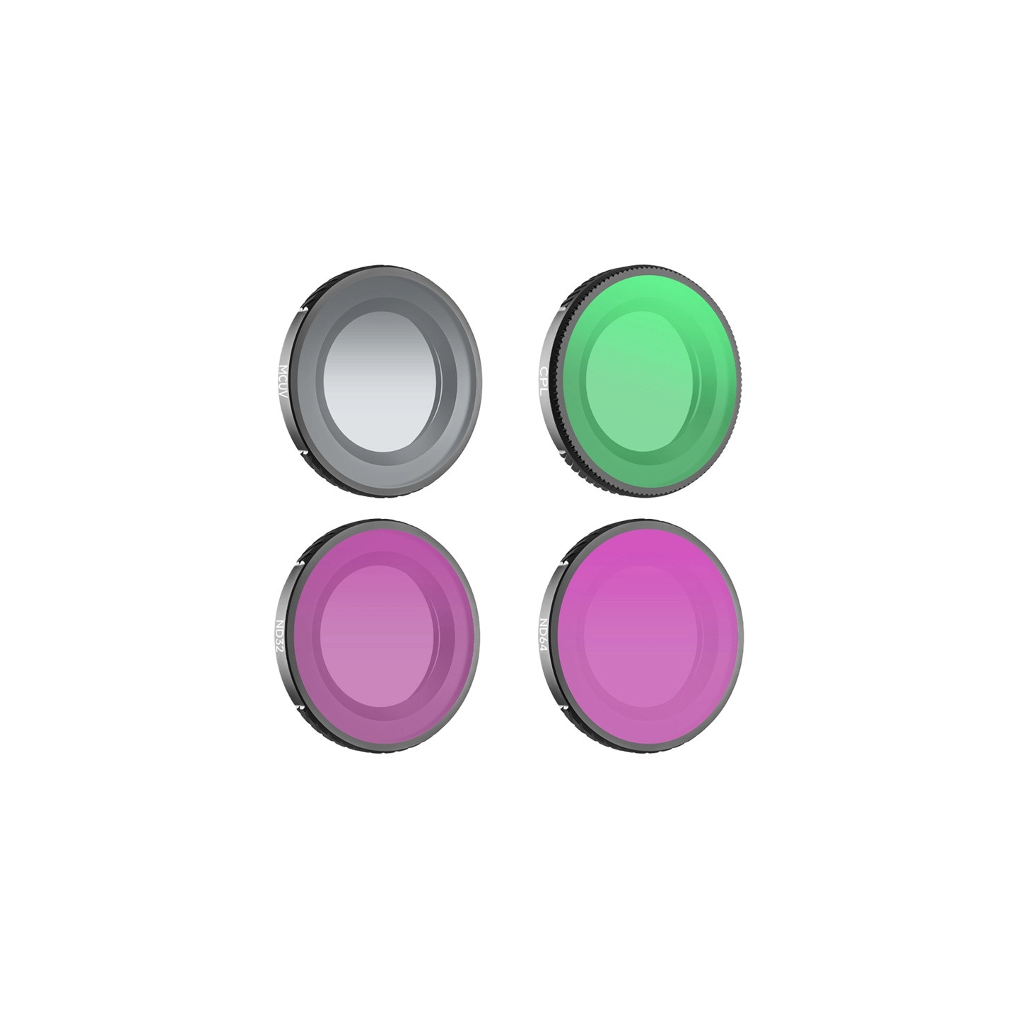 Set of 4 Sunnylife MCUV + CPL + ND32 + ND64 filters for Osmo Nano