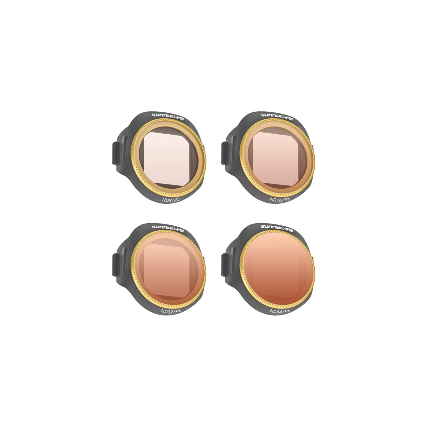 Set of 4 Sunnylife ND8/PL + ND16/PL + ND32/PL + ND64/PL filters for MINI 5 Pro