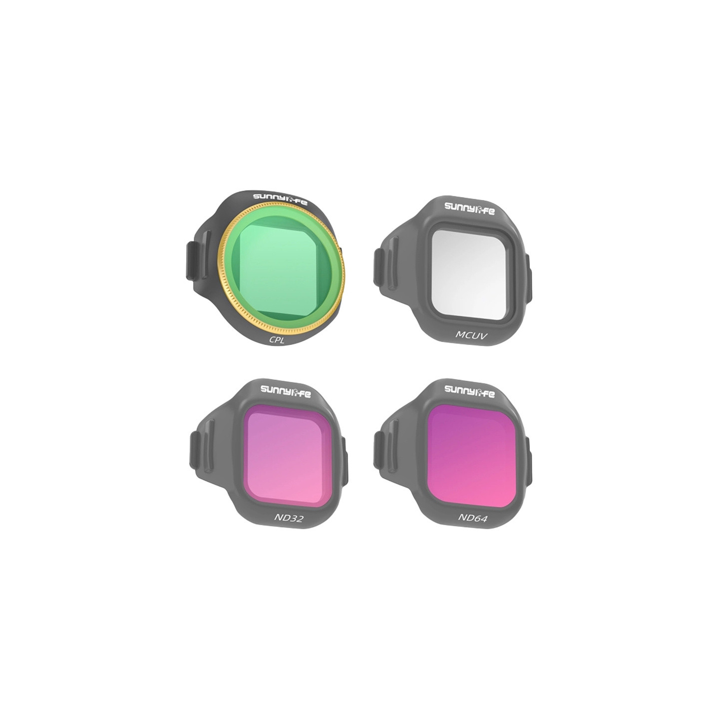 Set of 4 Sunnylife MCUV + CPL + ND32 + ND64 filters for MINI 5 Pro