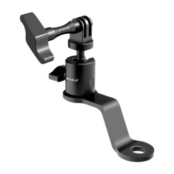 View product PULUZ Aluminum Motorcycle Mirror Camera Mount (Black)