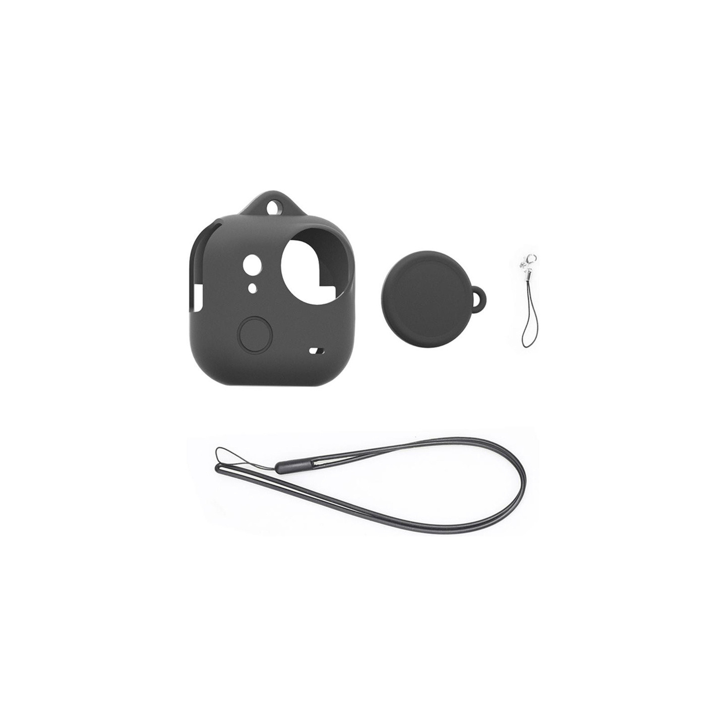 Silicone Lens Cover + PULUZ Case for Insta360 GO Ultra