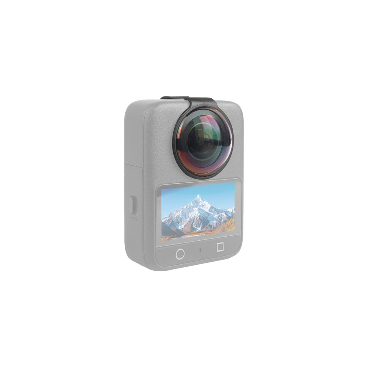 PULUZ Tempered Lens Protective Glass for DJI Osmo 360 (Black)