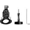 Aluminum 360° PULUZ Steering Wheel Mount for Sports Cameras (Black)