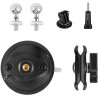 PULUZ Magic Arm Tripod Suction Cup Holder (Black)