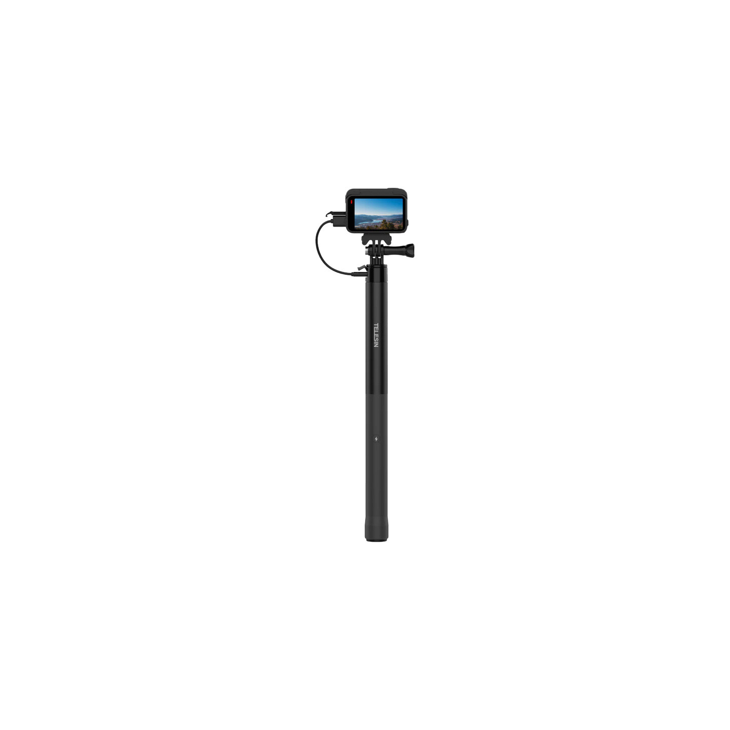 Selfie-stick with Telesin powerbank for sports cameras / smartphones S1-CSS-05