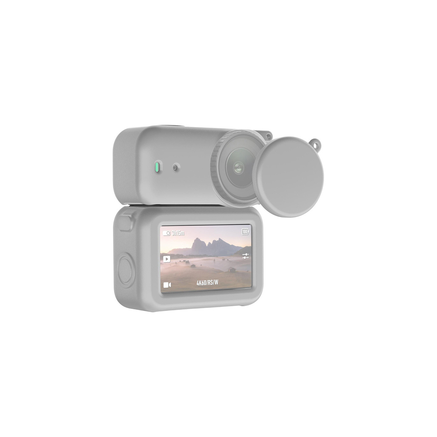 Silicone protective euti Puluz for DJI Osmo Nano (Gray)
