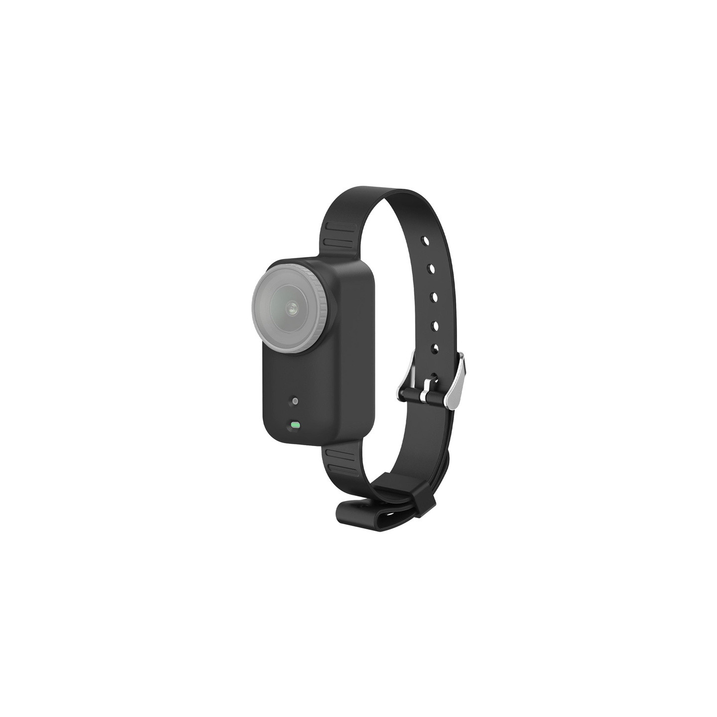 Silicone band / Pet collar Puluz for DJI Osmo Nano (Black)