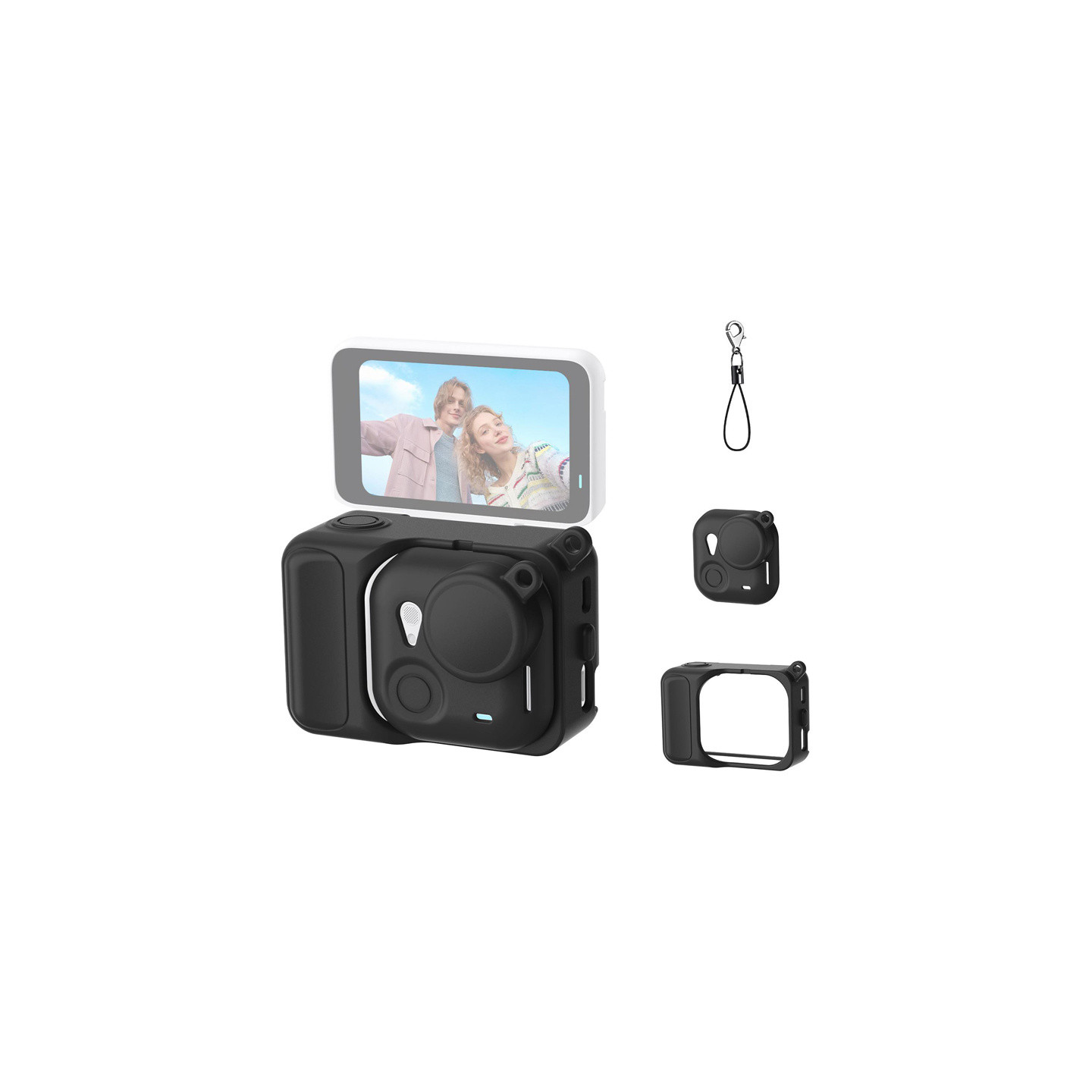 Silicone protective case Puluz for Insta360 Go Ultra (Black)