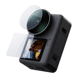 View product Telesin tempered glass set for DJI Osmo Action 6 (Lens + screen)