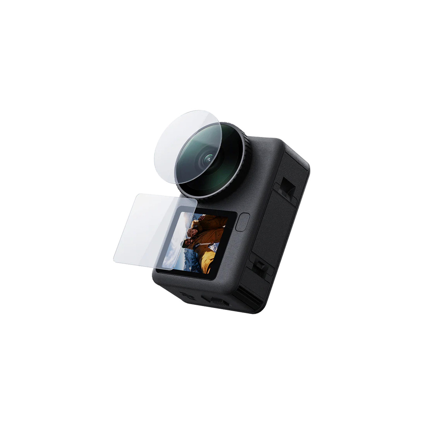 Telesin tempered glass set for DJI Osmo Action 6 (Lens + screen)