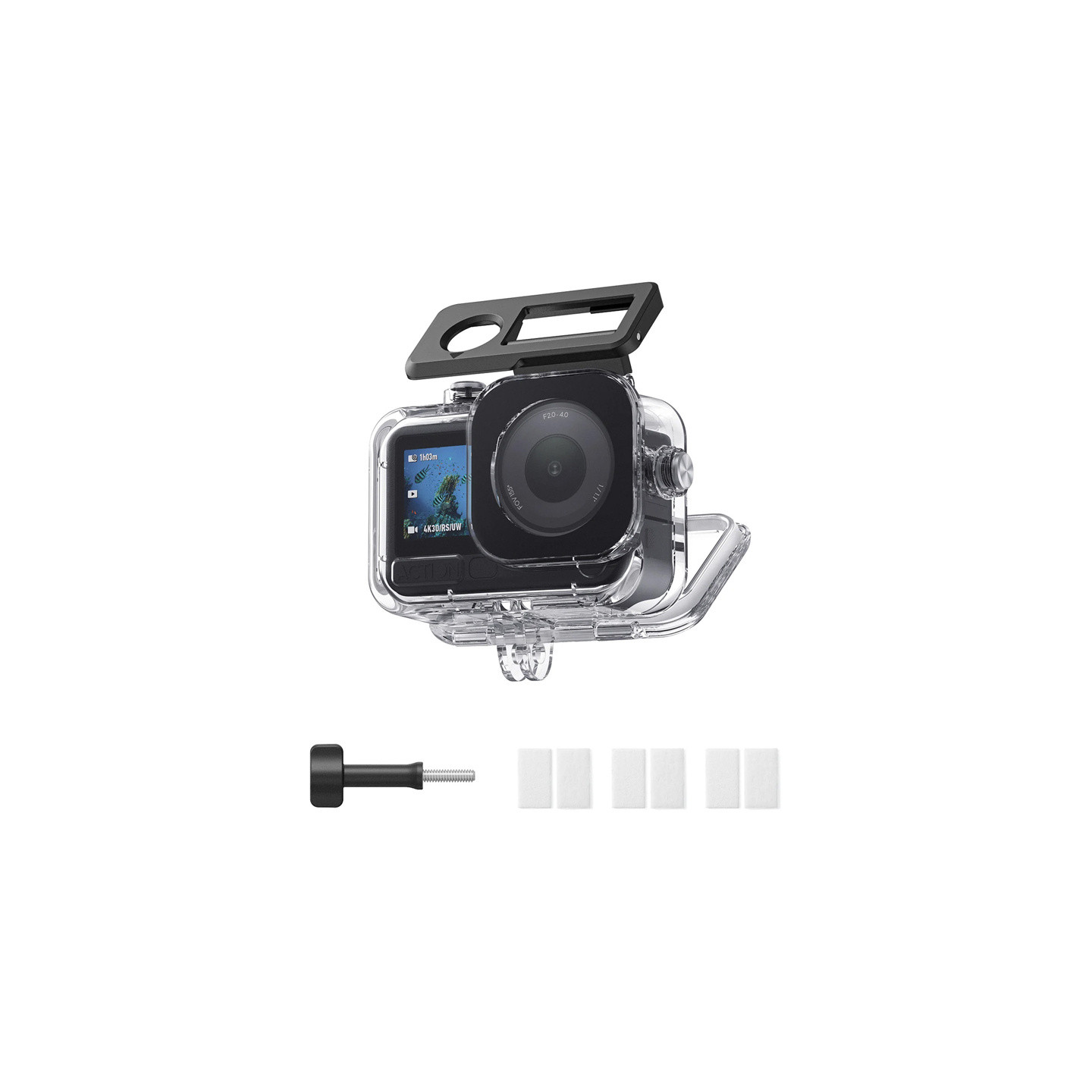 Telesin waterproof protective case for DJI Osmo Action 6
