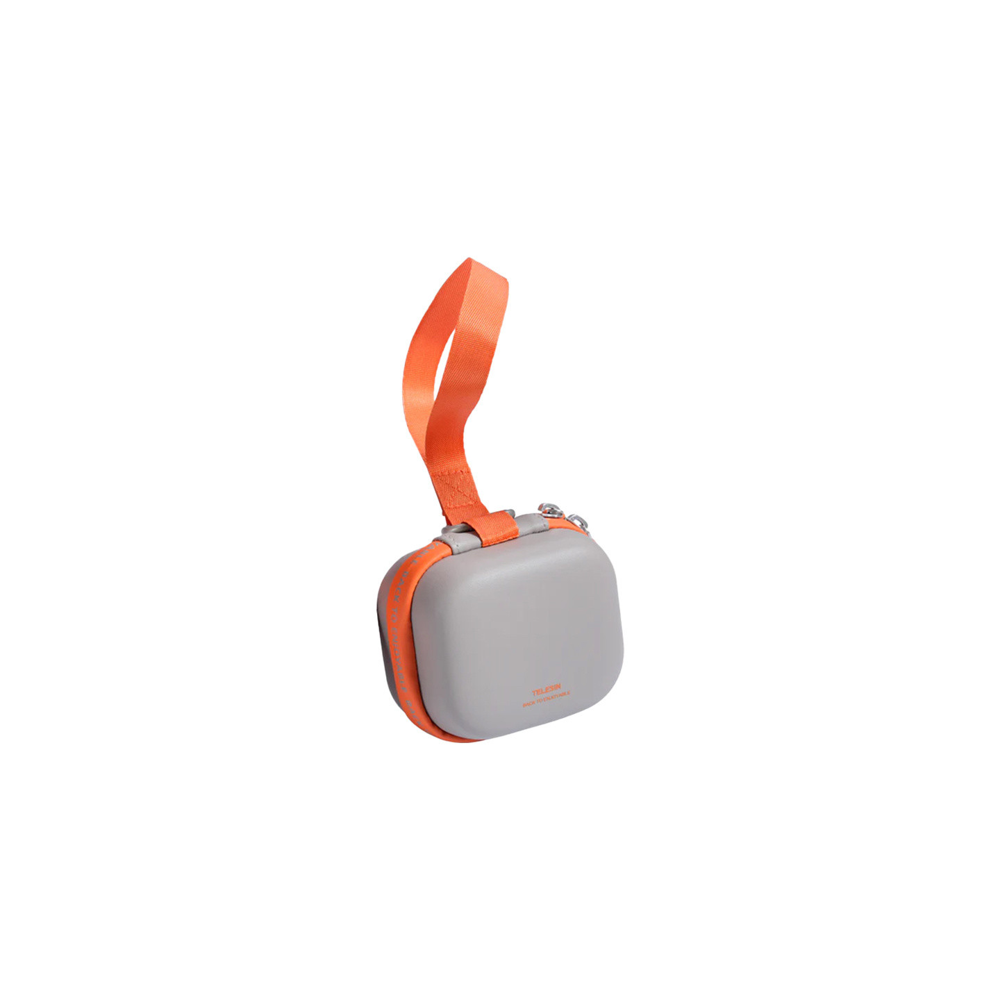 Telesin DisAdv EVA Universal Mini Transport Bag for Sports Cameras (Gray-Orange)