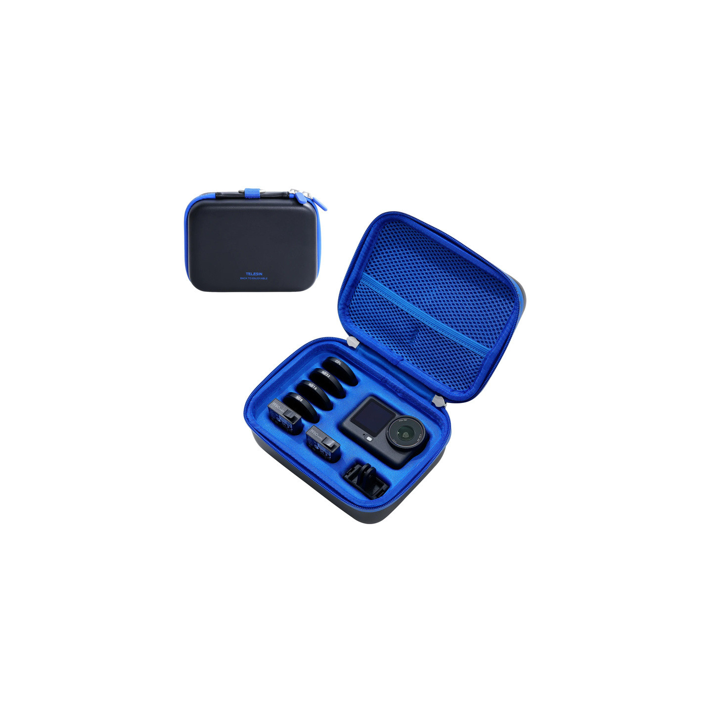 Telesin DisAdv EVA Carrying Bag for DJI Osmo Action 6 (Black)