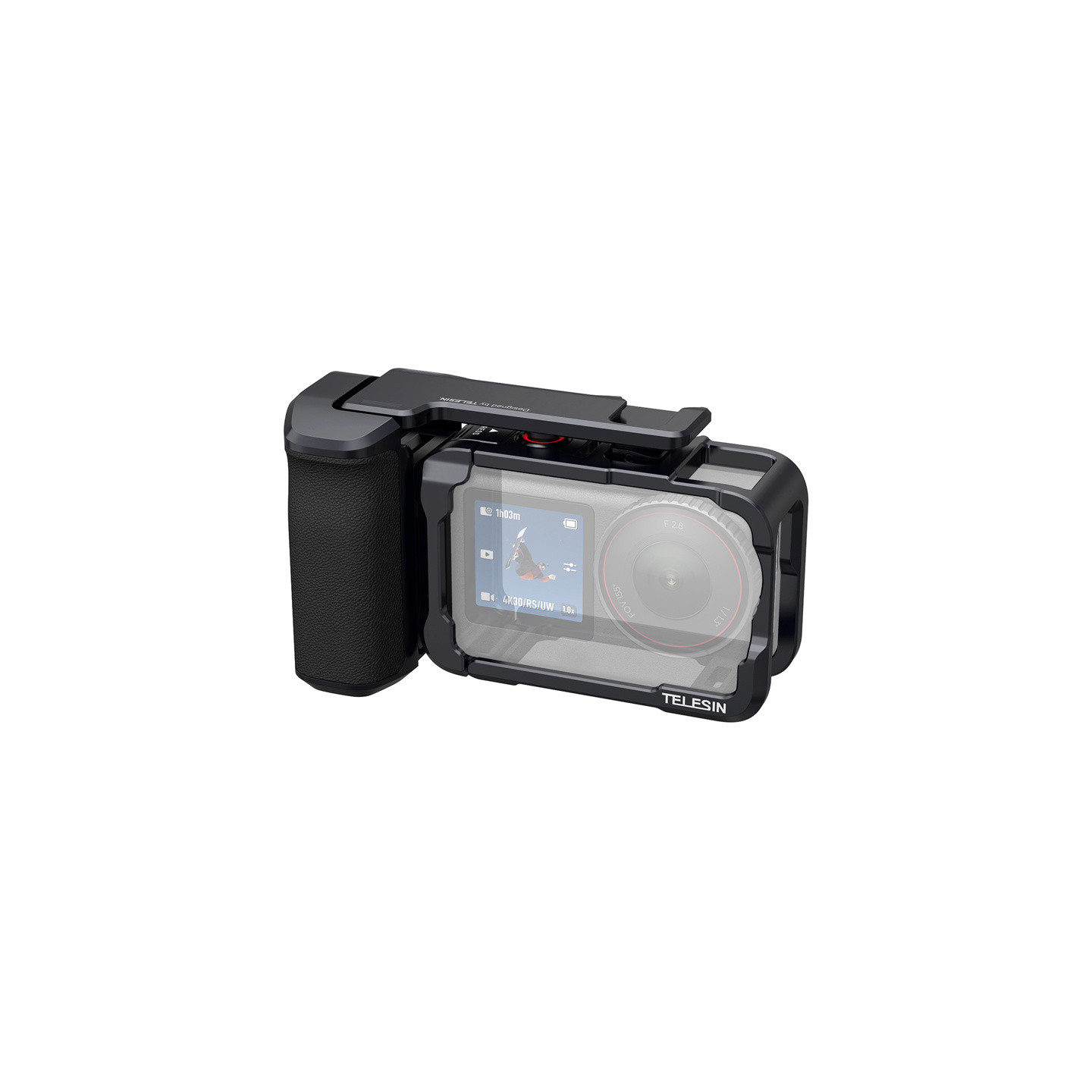 Telesin protective case with handle for DJI Osmo Action 6