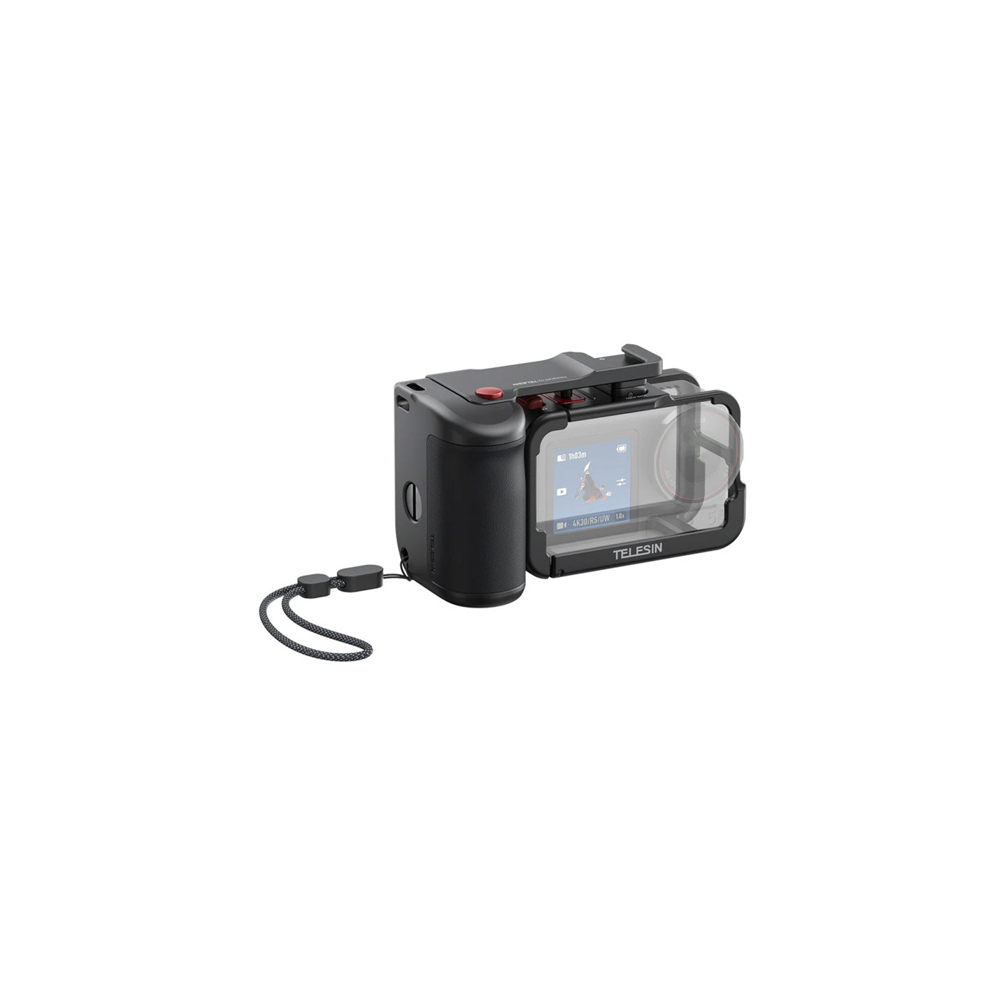 Telesin protective case with handle for DJI Osmo Action 3/4/5