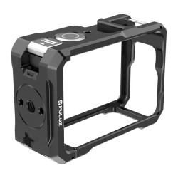 View product Metal protective case with a Puluz cold shoe mount for the DJI Osmo Action 6