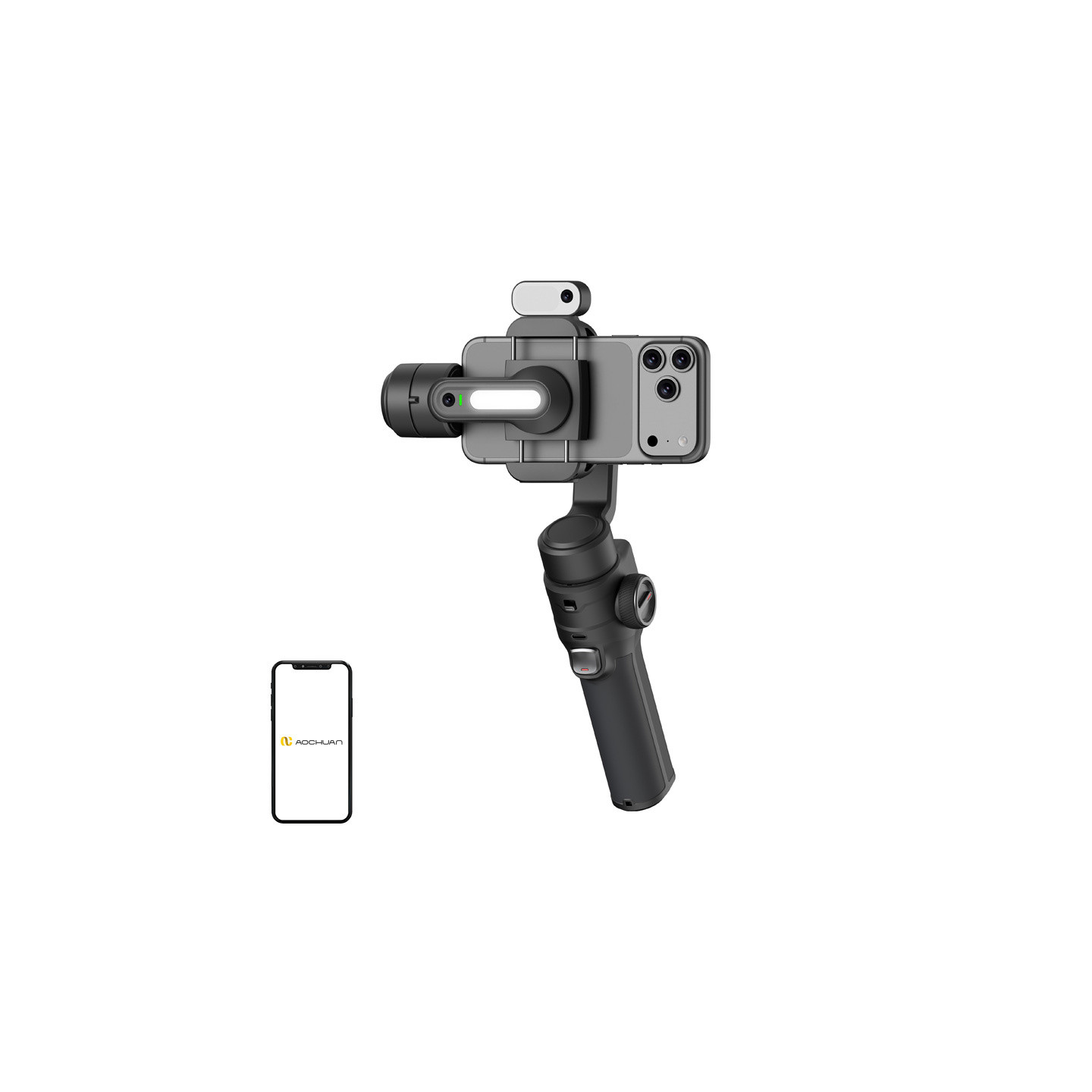 AOCHUAN S3 Gimbal with AI Sensor (Black)
