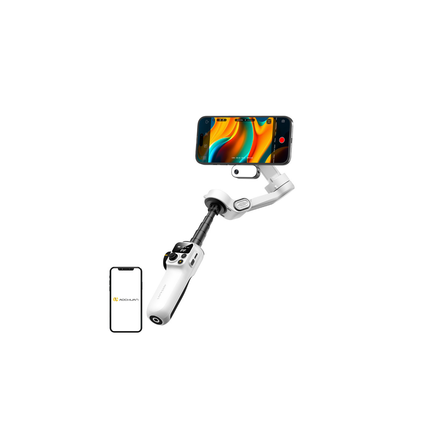 AOCHUAN P2 Gimbal with AI Sensor (White)