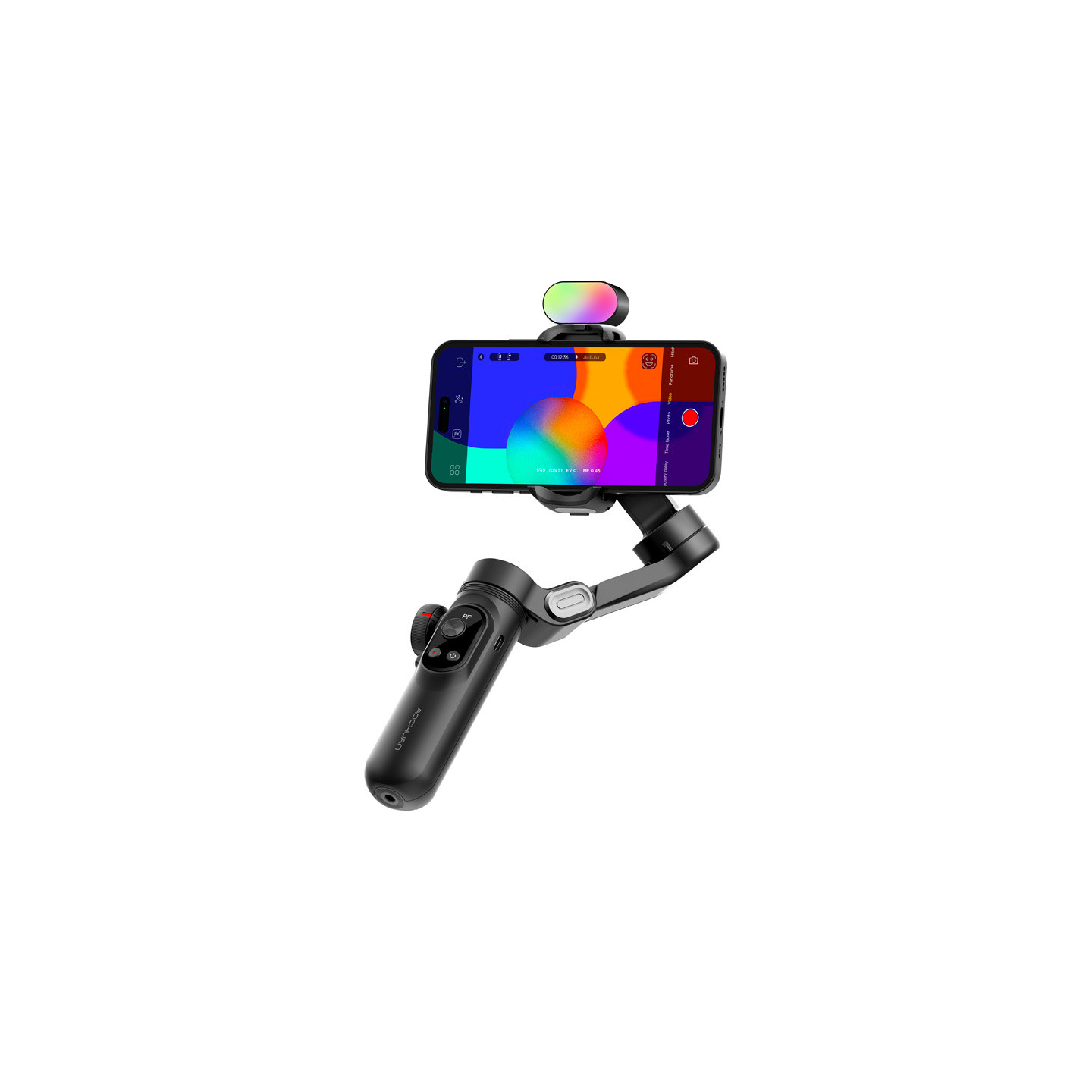 AOCHUAN X Pro Gimbal with RGB Lighting (Black)