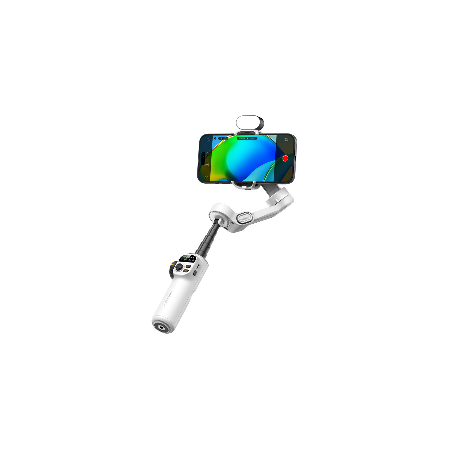AOCHUAN X2 Gimbal with RGB Lighting (White)