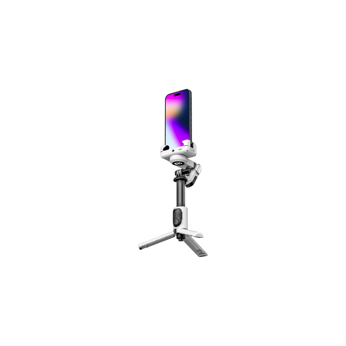 AOCHUAN M1 Pro Gimbal with RGB Lighting (White)