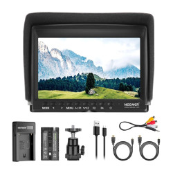 View product NEEWER F100 Field Monitor + USB Charger + Battery Kit
