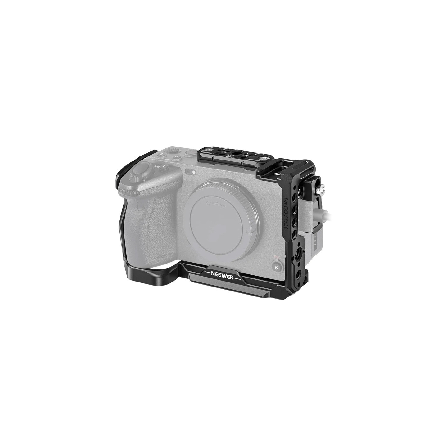 Camera cage with HDMI cable clamp for Sony FX3/FX30 NEEWER CA011
