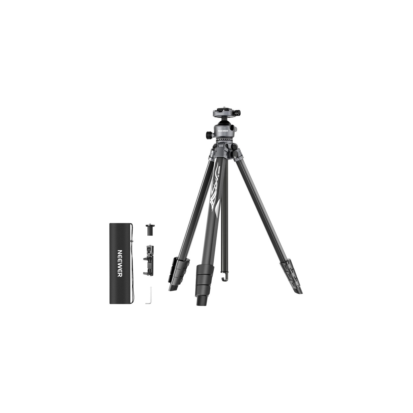 Neewer LT07 Aluminum Travel Tripod with Ball Head