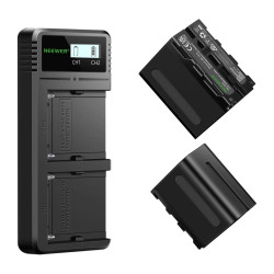 View product NEEWER 2-Pack Battery Set with Charger