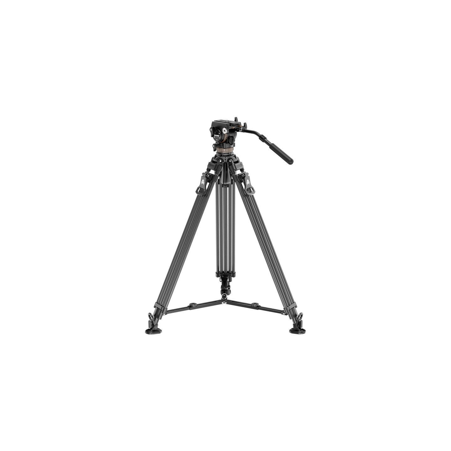 Neewer LL55 Carbon Fiber Video Tripod with Oil Head and Quick-Release Lock