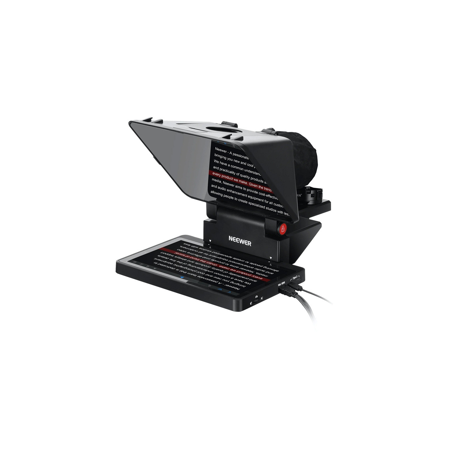 Neewer X11 TM8 Teleprompter with Built-in Monitor