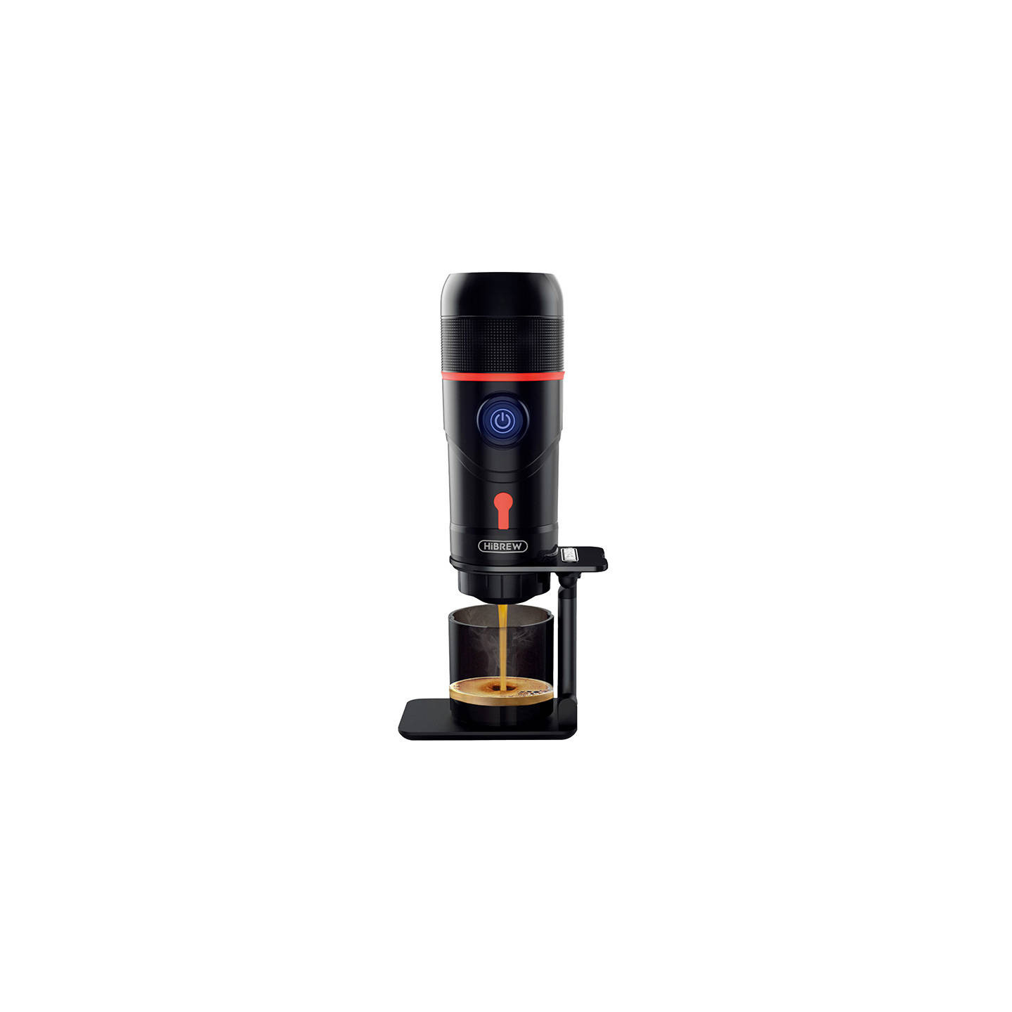 Portable coffee maker  3-in-1 with case HiBREW H4-premium  80W