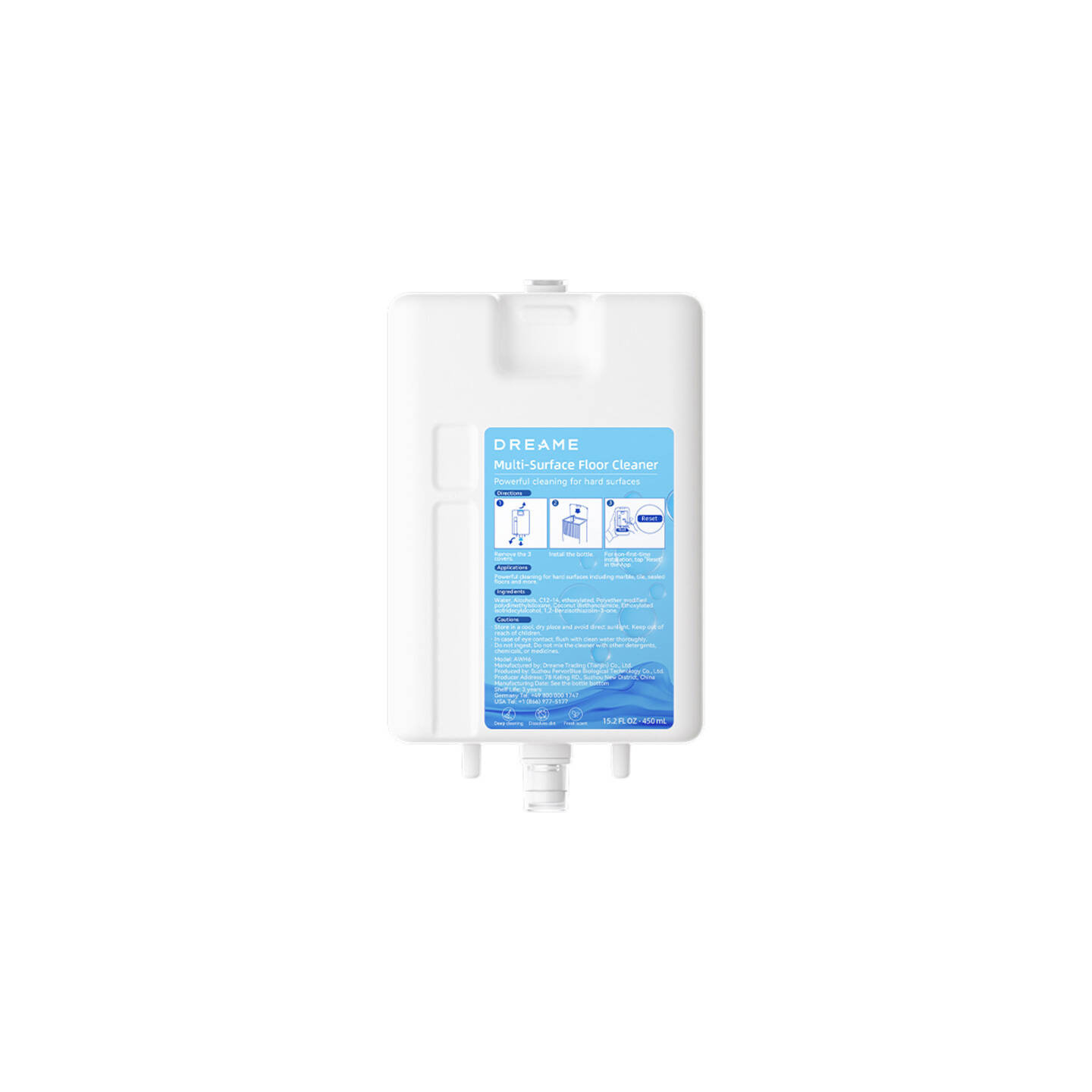 Hard surface cleaning fluid for Dreame L20 Ultra, L30 Ultra