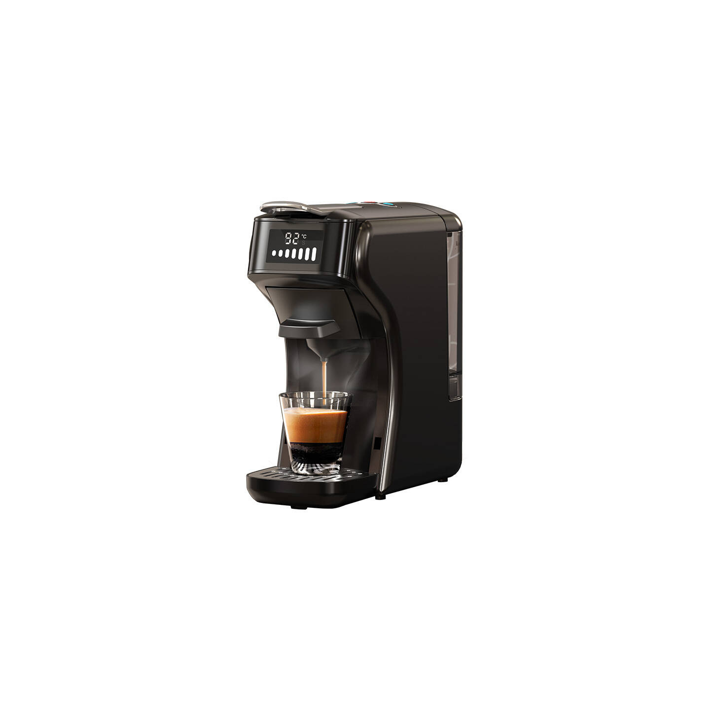 HiBREW 5-in-1 capsule coffee maker H1B-black (black)