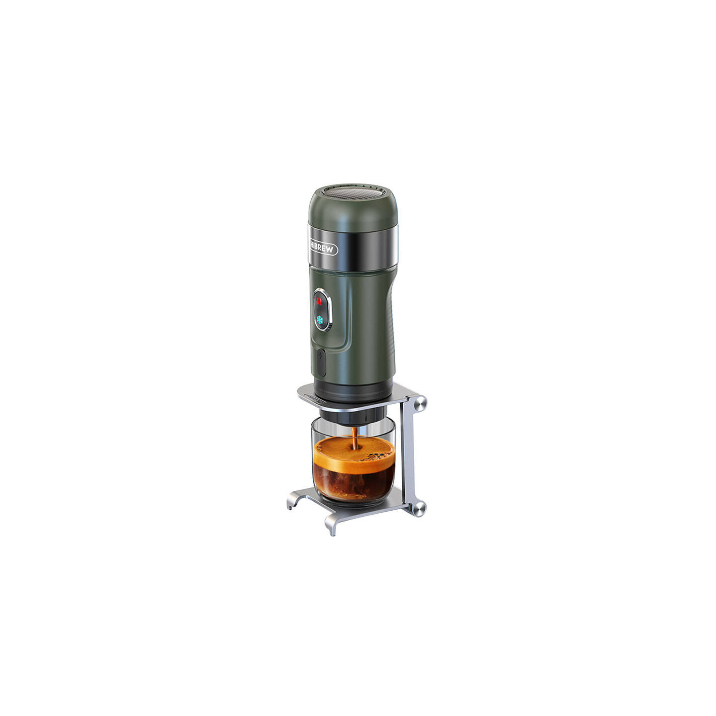 Portable 3-in-1 coffee maker with case HiBREW H4B_GN