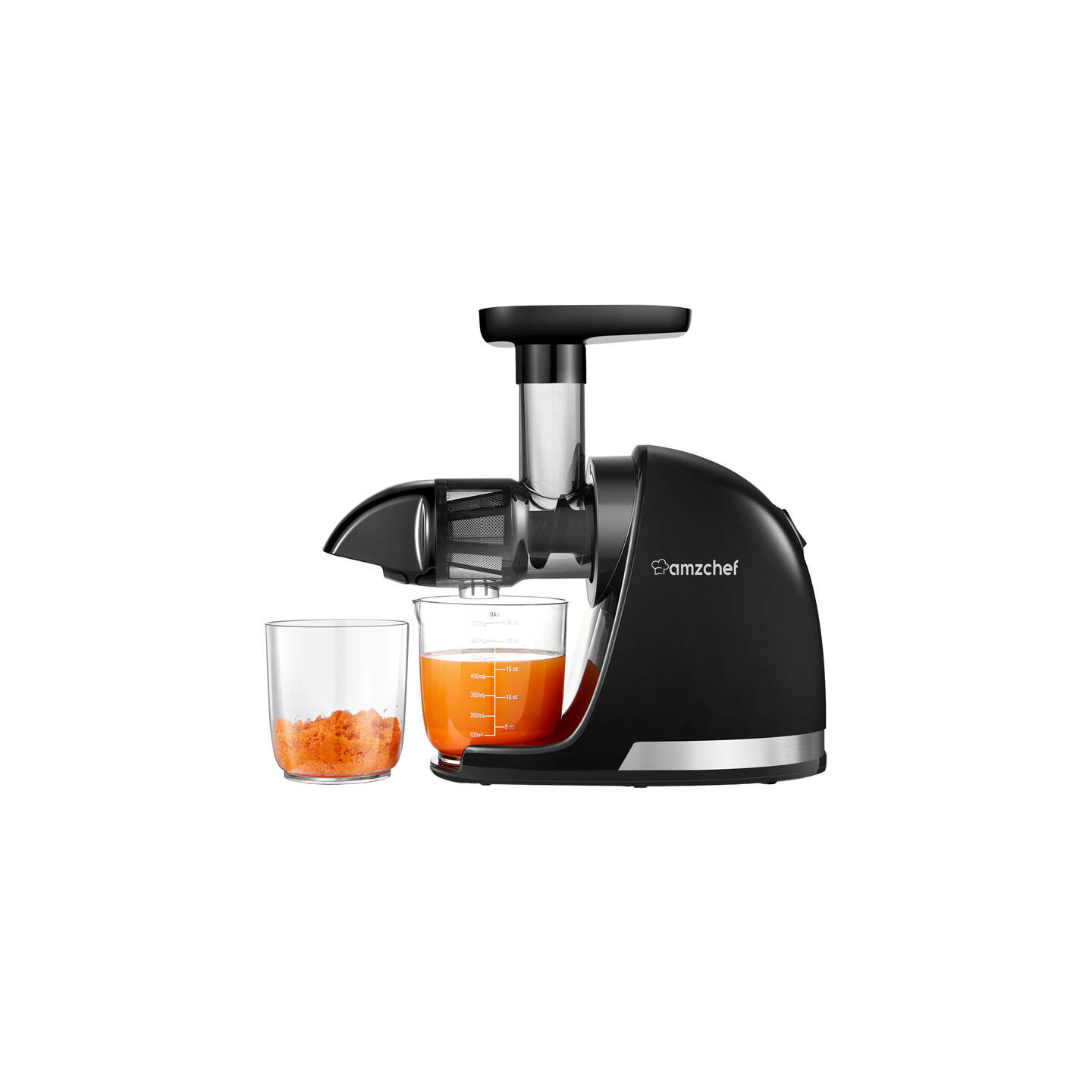 AMZCHEF 1501-BK-SM slow-running juicer (black)