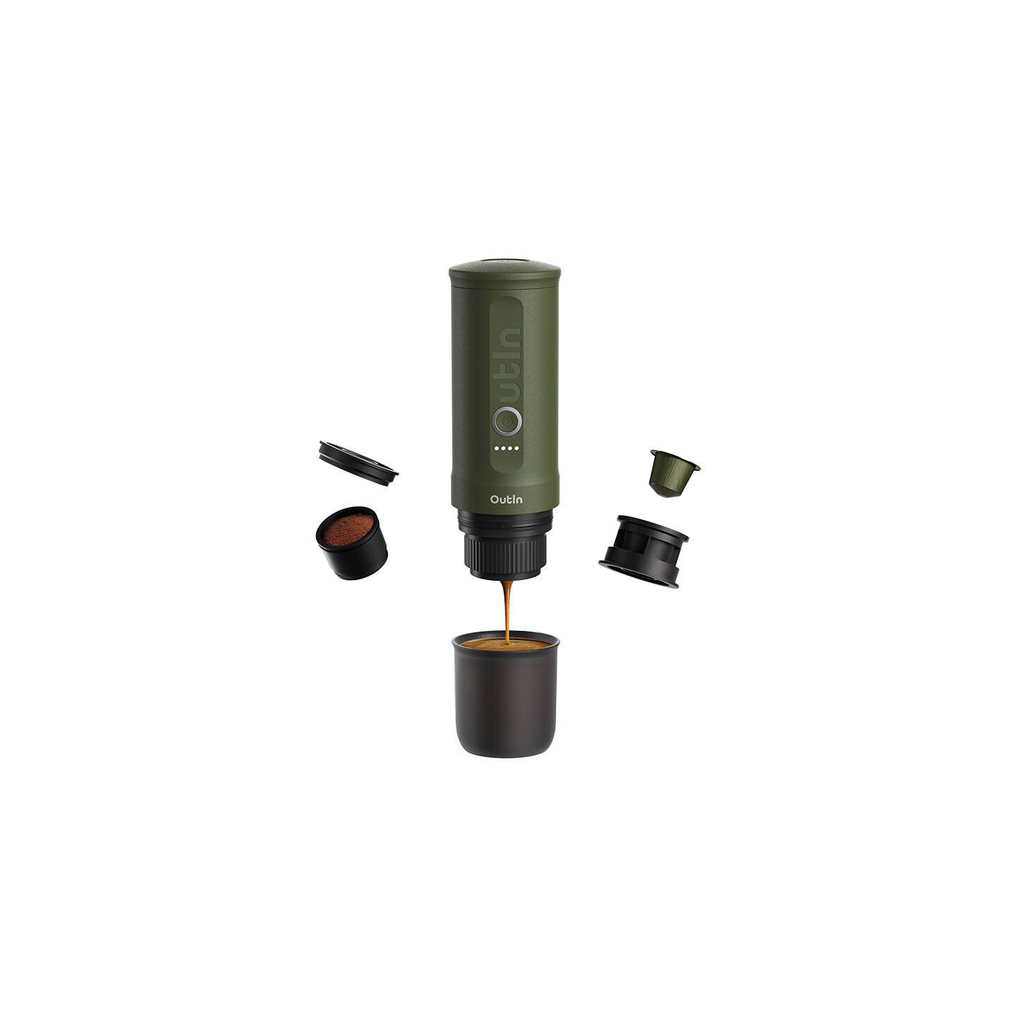 Outin Nano 7500mAh Portable Coffee Maker (Green)