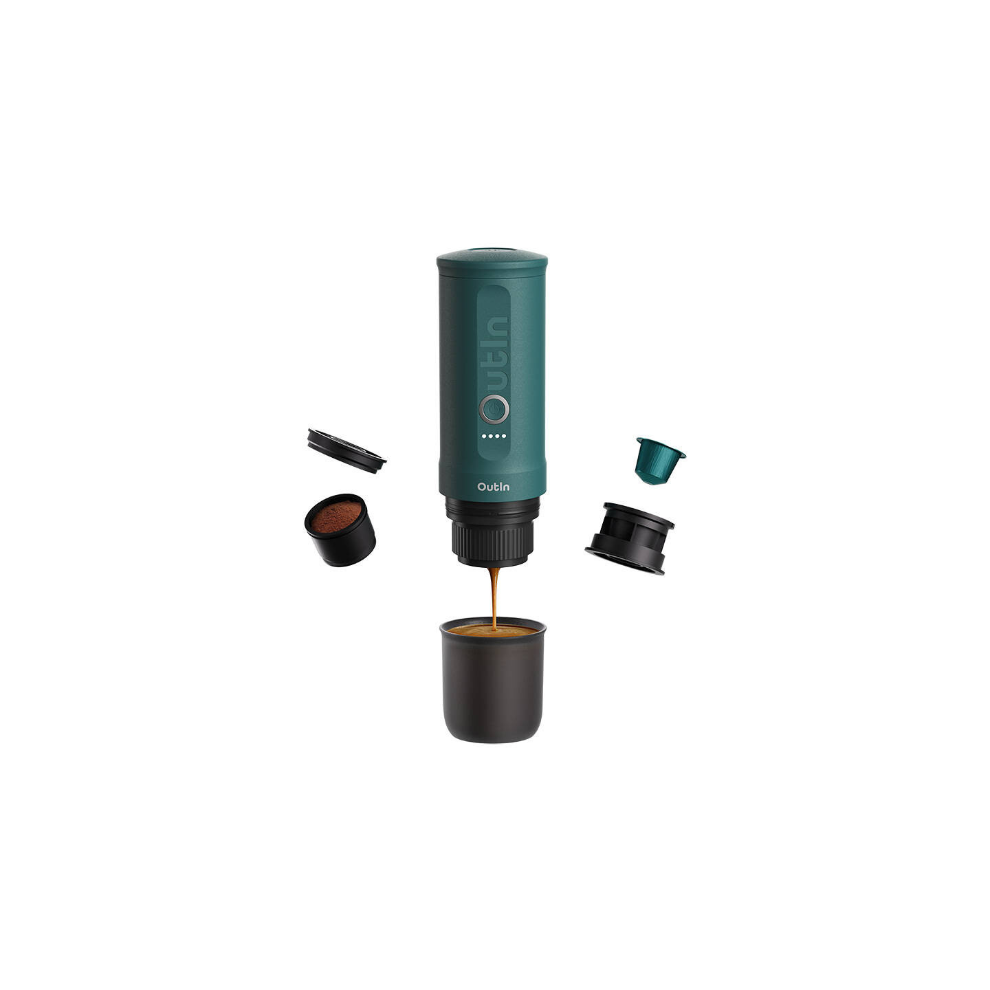 Outin Nano 7500mAh Portable Coffee Maker (Turquoise)