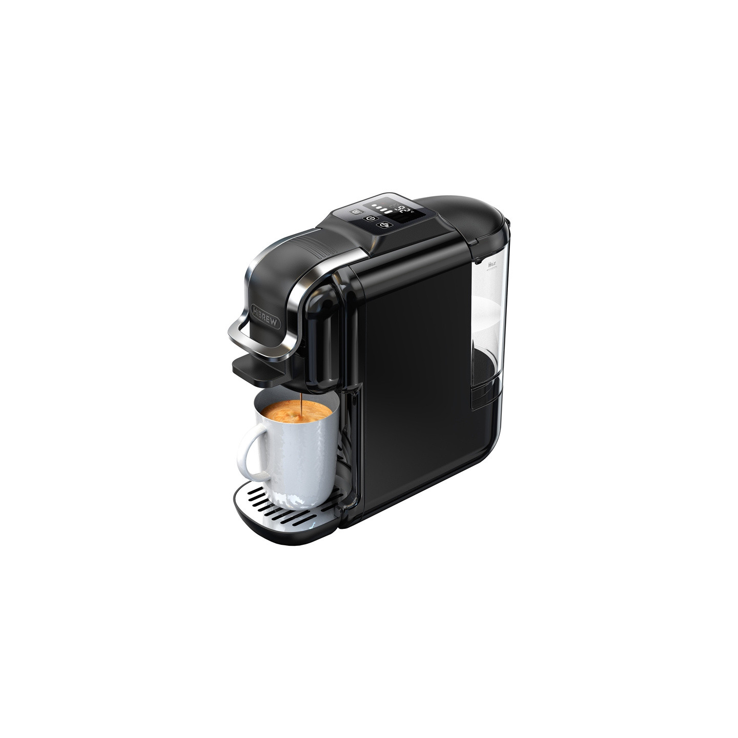 HiBrew H2C-black capsule coffee maker